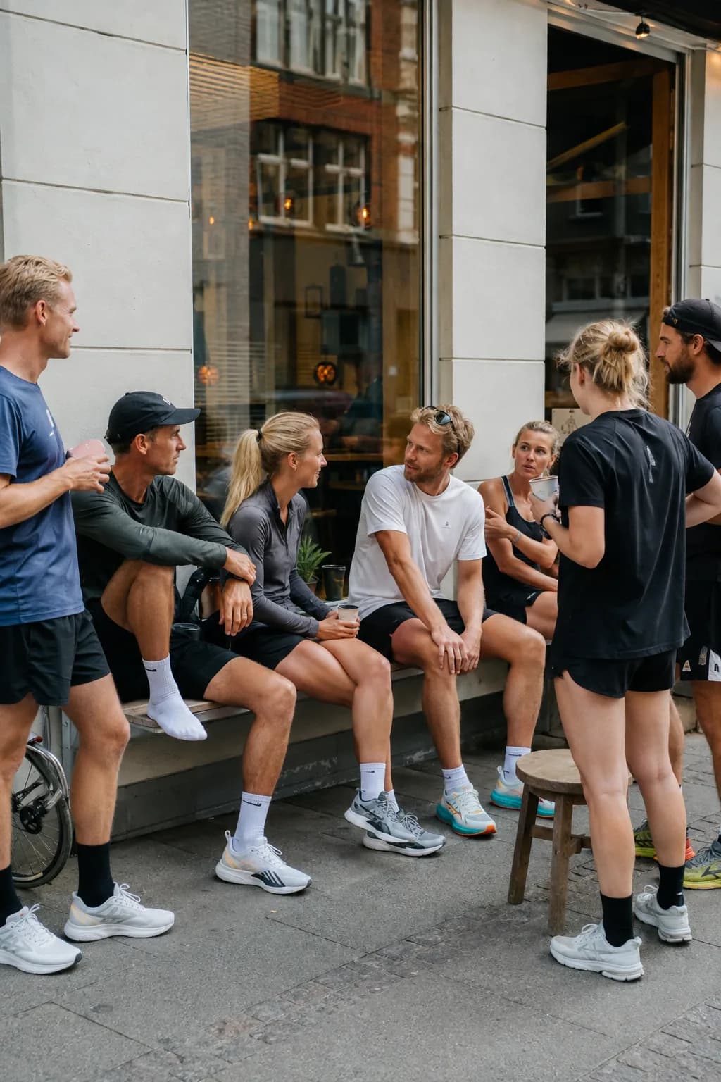 Morningcrunch Community beim gemeinsamen Runclub